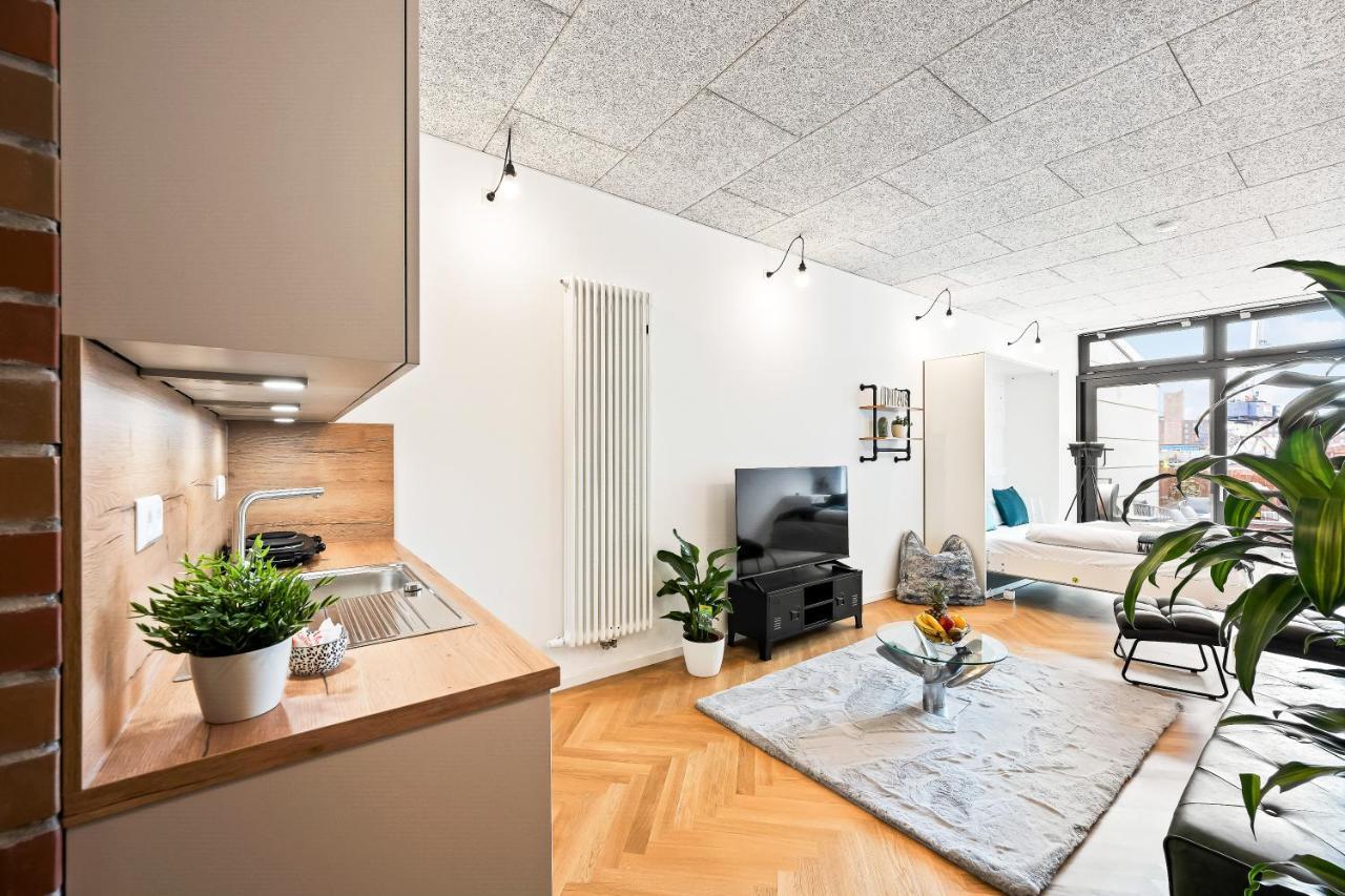 Apartmán Lit Living - Luxus Loft - Box Spring - Air Con - Bbq - Panorama MHG Exteriér fotografie