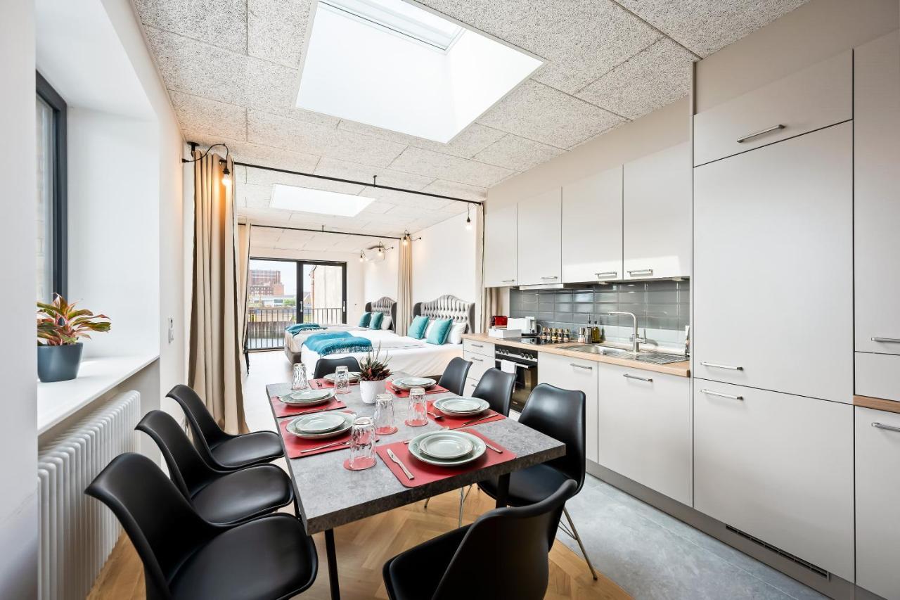 Apartmán Lit Living - Luxus Loft - Box Spring - Air Con - Bbq - Panorama MHG Exteriér fotografie