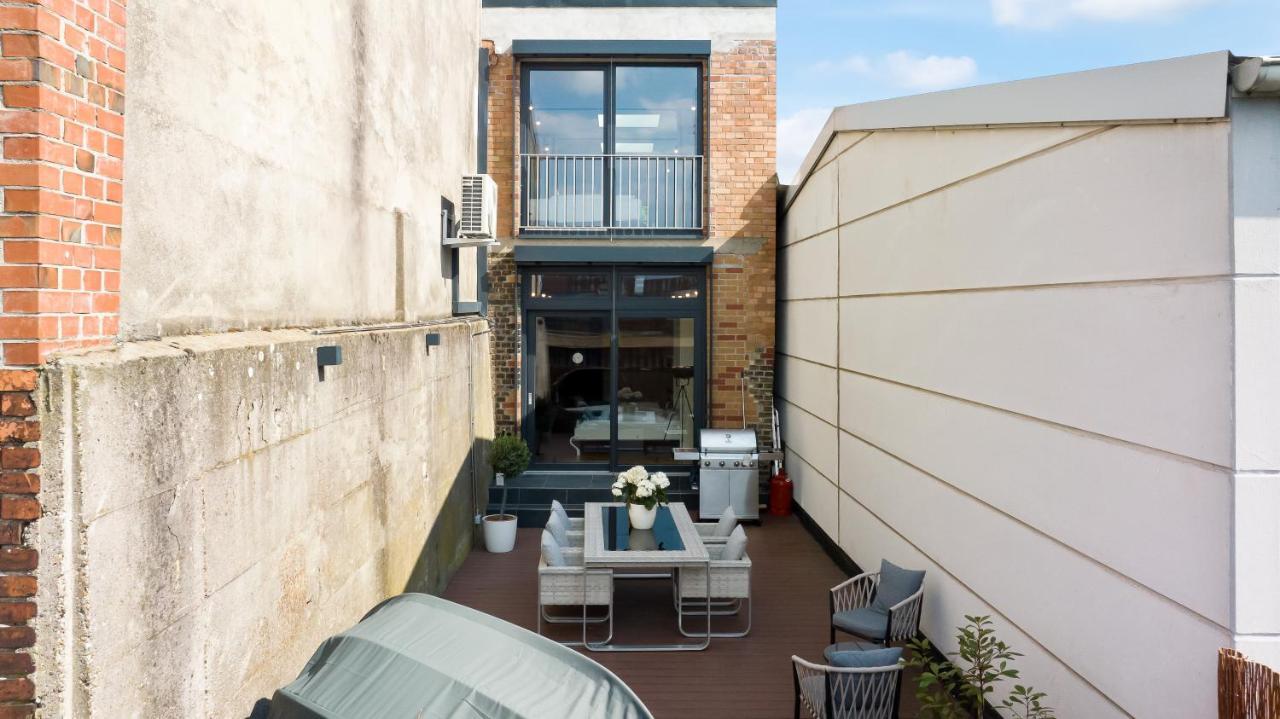 Apartmán Lit Living - Luxus Loft - Box Spring - Air Con - Bbq - Panorama MHG Exteriér fotografie